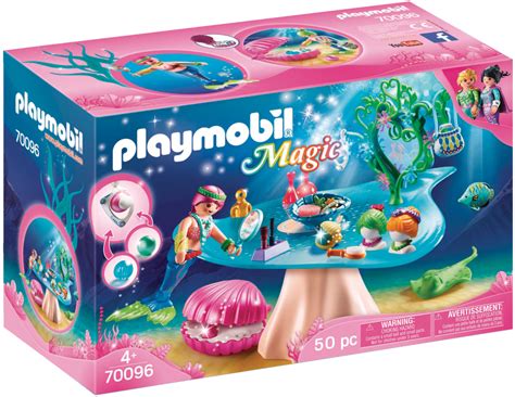 Dive into underwater adventures with the Playmobil magical mermaid play box